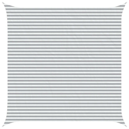 Vela da ombra solare Grigio chiaro e bianco 5 x 5 m | homemem39
