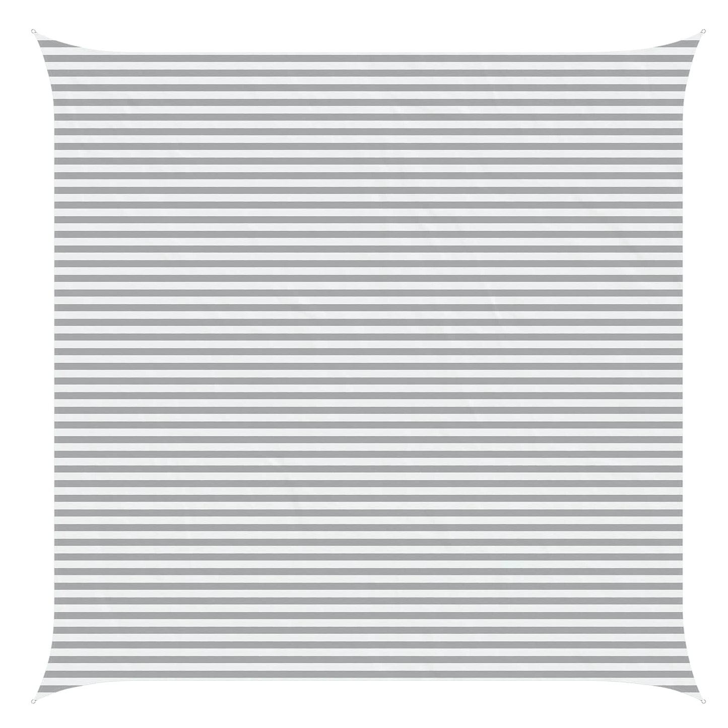 Vela da ombra solare Grigio chiaro e bianco 6 x 6 m