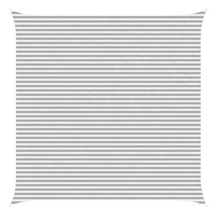 Vela da ombra solare Grigio chiaro e bianco 6 x 6 m