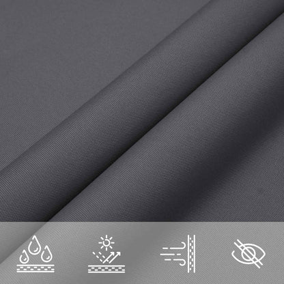 Vela da ombra solare 6 x 2 m Oxford rivestito in PU | homemem39