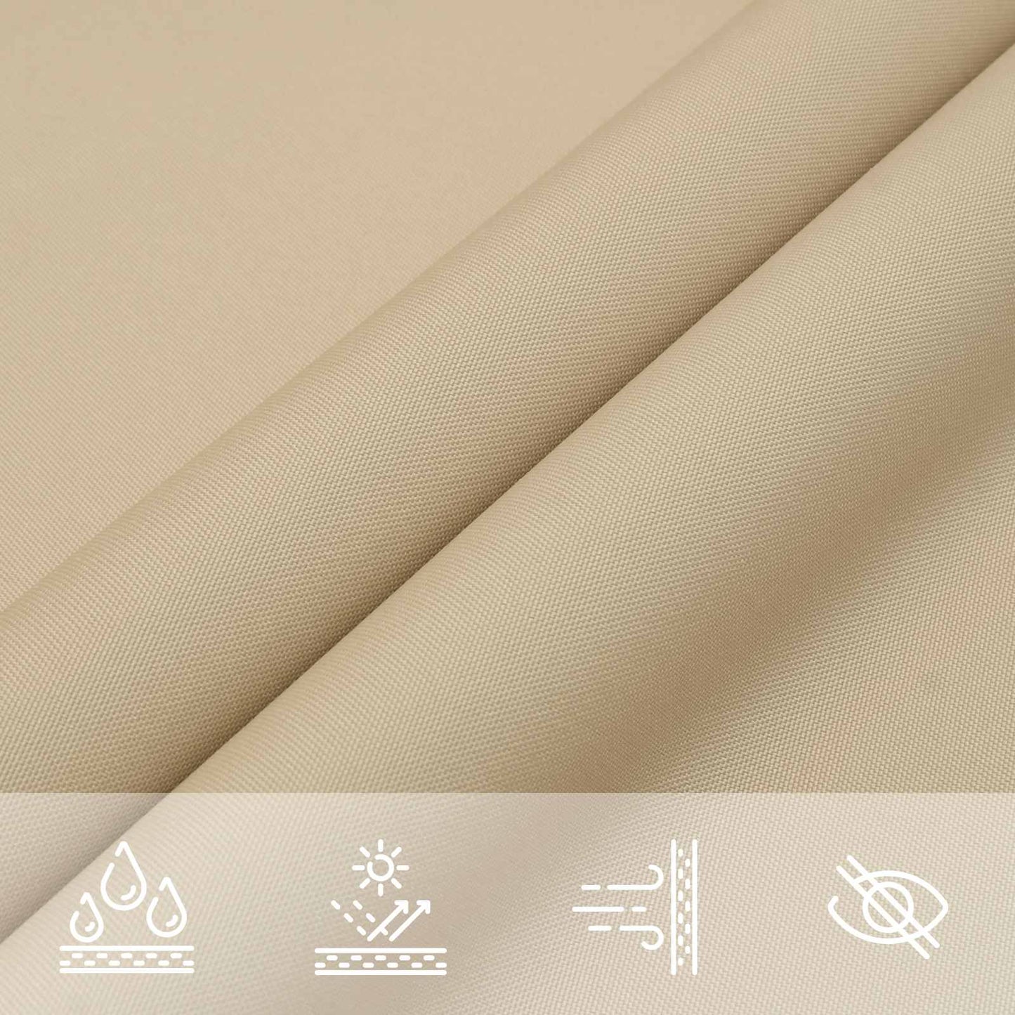 Vela da ombra solare 6 x 2 m Oxford rivestito in PU