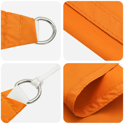 Vela da ombra solare Arancione 2,5 x 6 m 100% Poliestere Oxford