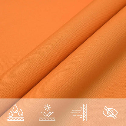 Vela da ombra solare Arancione 2,5 x 6 m 100% Poliestere Oxford