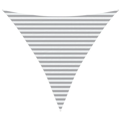 Vela da ombra solare Grigio chiaro e bianco 3,6 x 3,6 x 3,6 m