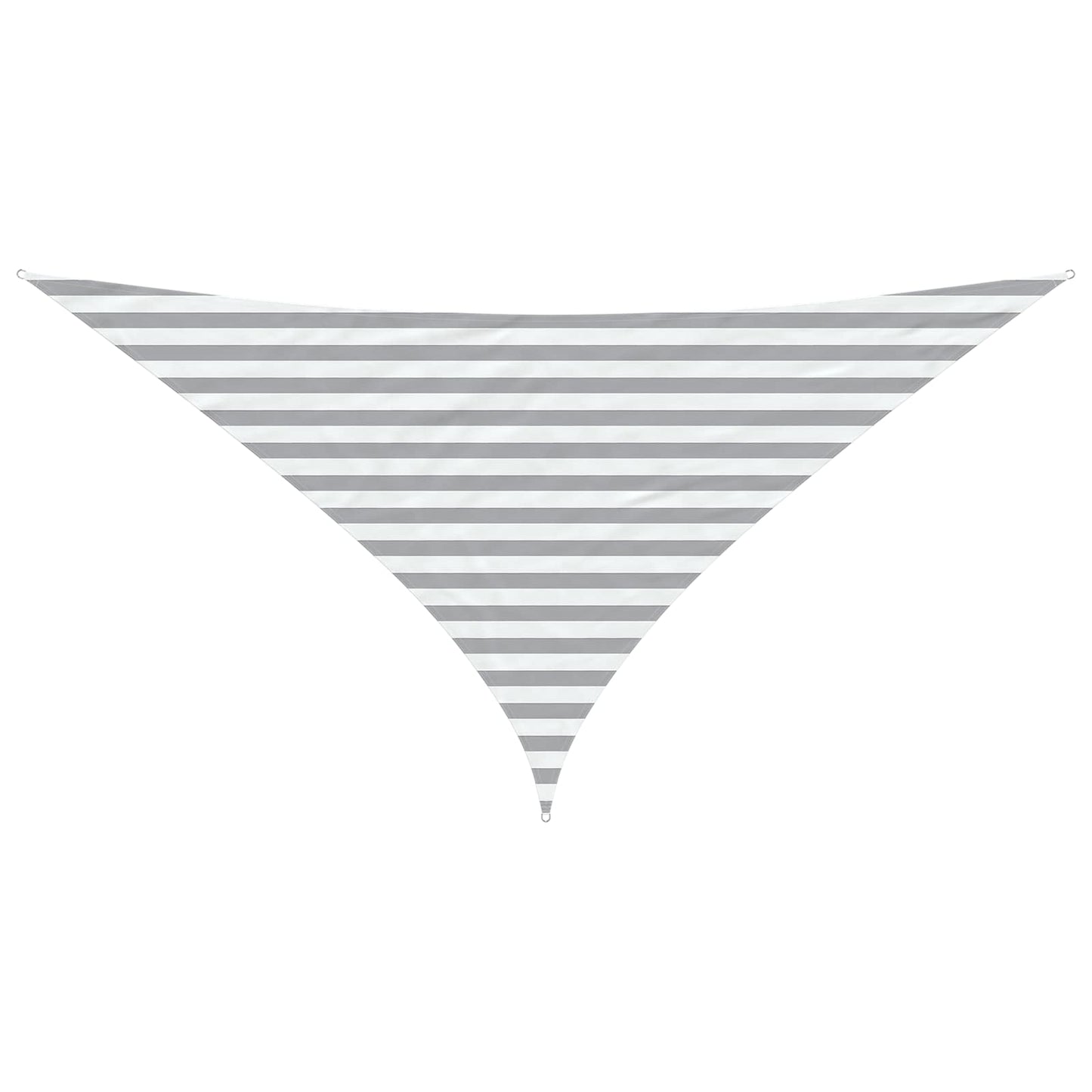 Vela da ombra solare Grigio chiaro e bianco 3 x 3 x 4,24 m | homemem39