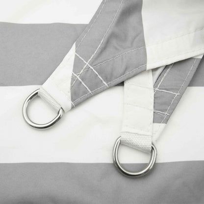Vela da ombra solare Grigio chiaro e bianco 3 x 4 x 5 m | homemem39