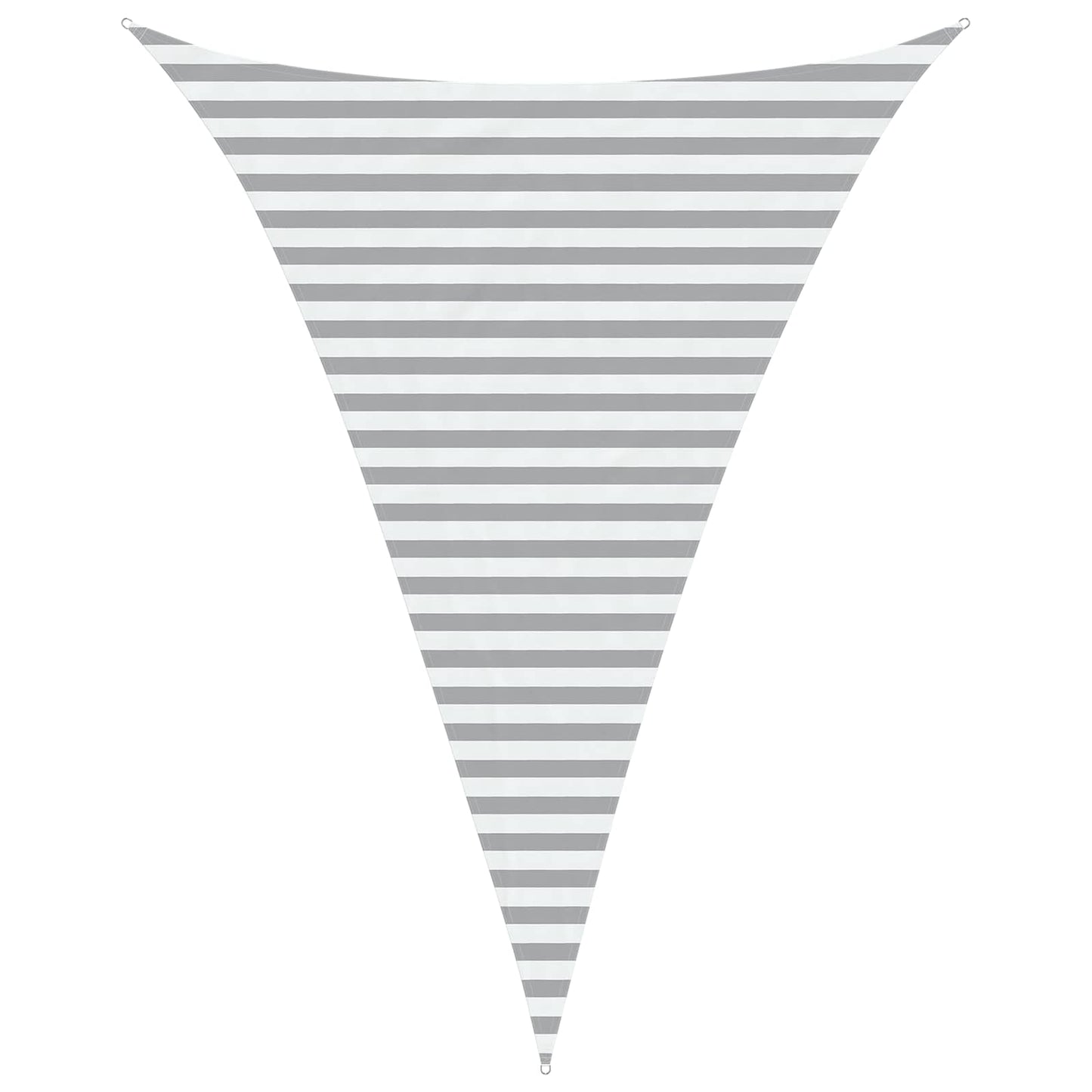 Vela da ombra solare Grigio chiaro e bianco 3 x 4 x 4 m | homemem39