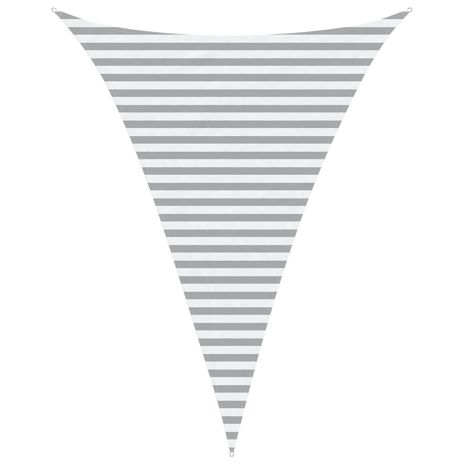 Vela da ombra solare Grigio chiaro e bianco 3 x 4 x 4 m | homemem39