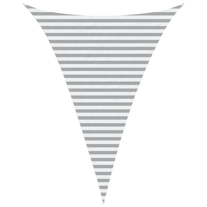 Vela da ombra solare Grigio chiaro e bianco 3 x 4 x 4 m | homemem39