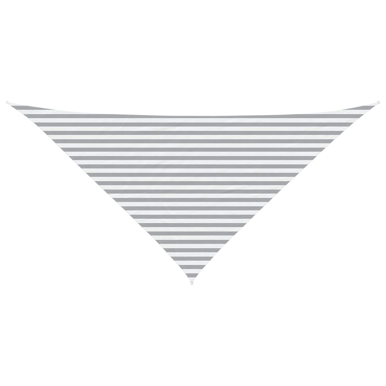 Vela da ombra solare Grigio chiaro e bianco 4 x 4 x 5,8 m | homemem39