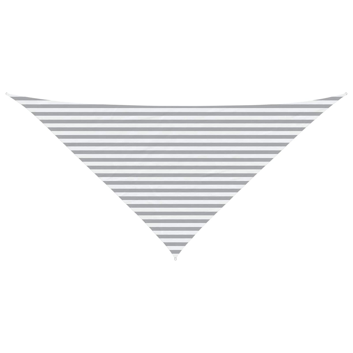 Vela da ombra solare Grigio chiaro e bianco 4 x 4 x 5,8 m