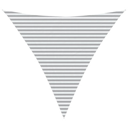 Vela da ombra solare Grigio chiaro e bianco 4,5 x 4,5 x 4,5 m | homemem39