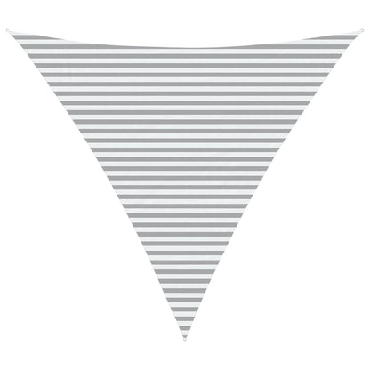 Vela da ombra solare Grigio chiaro e bianco 5 x 5 x 5 m
