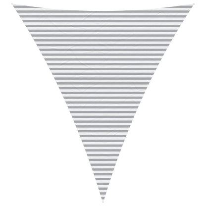 Vela da ombra solare Grigio chiaro e bianco 5 x 6 x 6 m