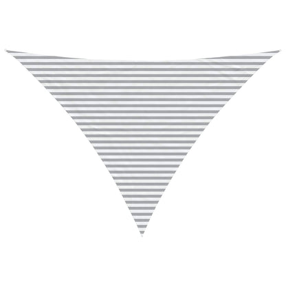 Vela da ombra solare Grigio chiaro e bianco 5 x 5 x 6 m