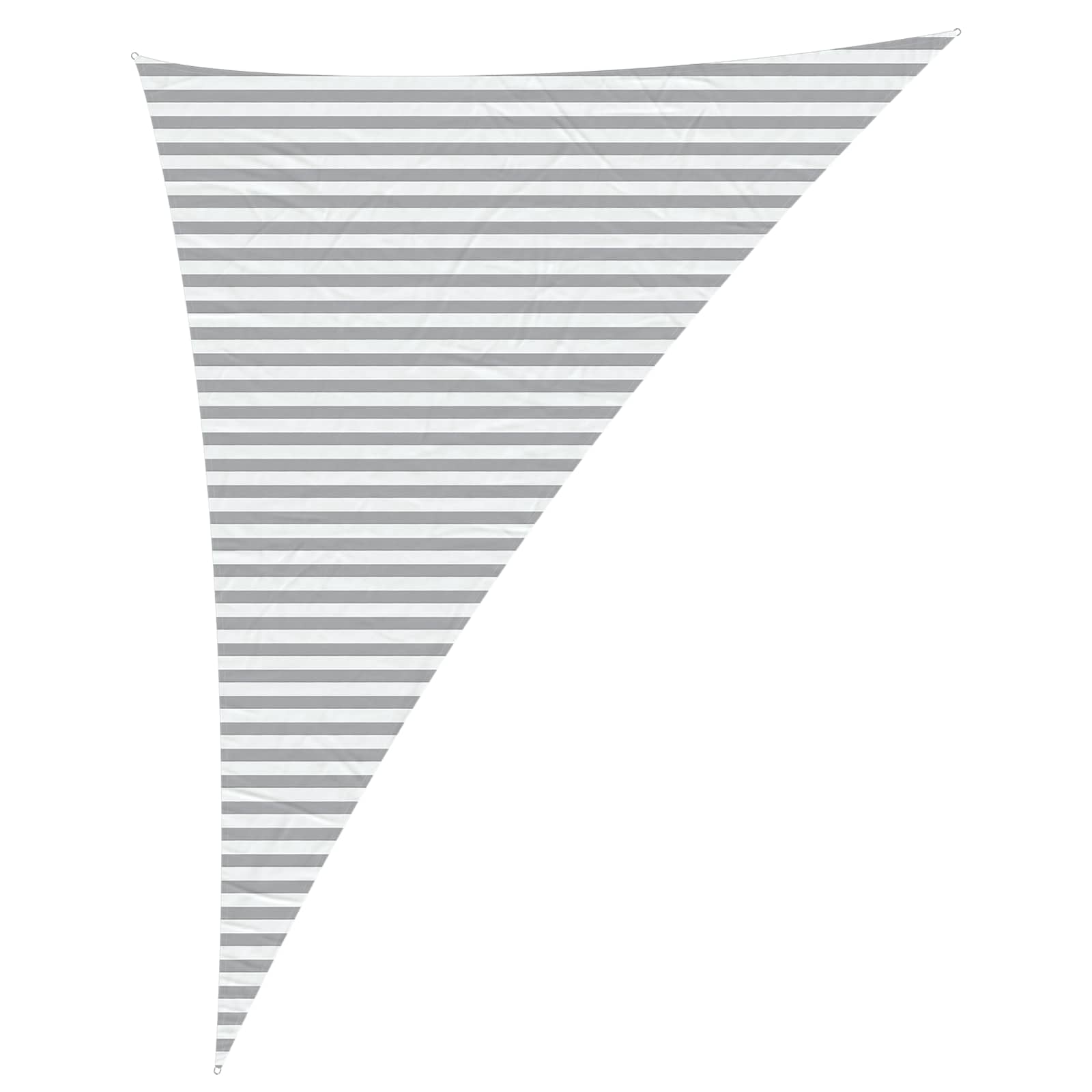 Vela da ombra solare Grigio chiaro e bianco 4 x 5 x 6,4 m | homemem39