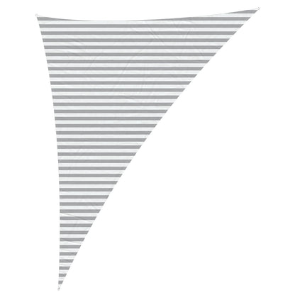 Vela da ombra solare Grigio chiaro e bianco 4 x 5 x 6,4 m | homemem39