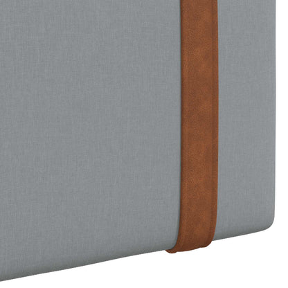 Testiera sospesa Grigio chiaro PU Antico | homemem39
