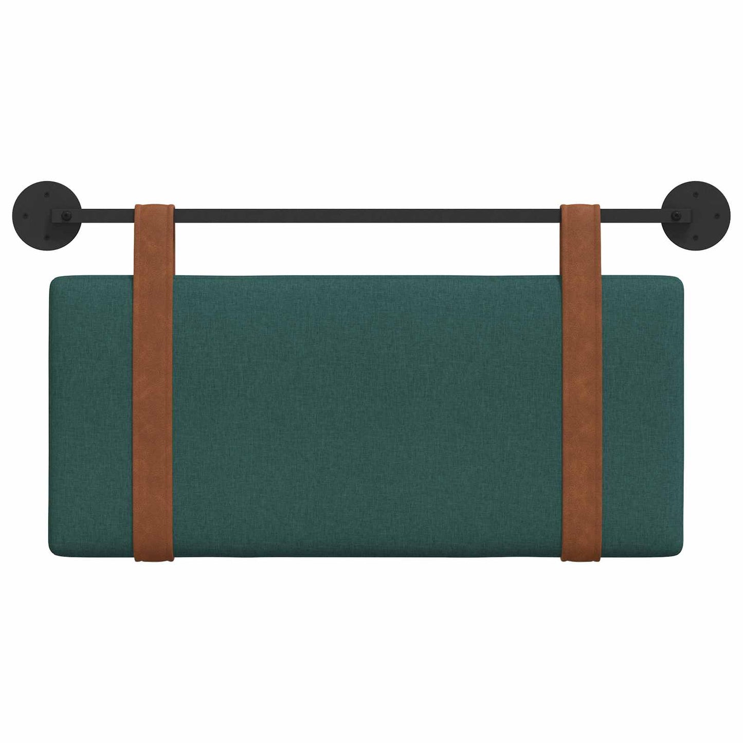 Testiera sospesa Verde Scuro PU Antico