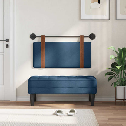 Testiera sospesa Blu PU Antico | homemem39