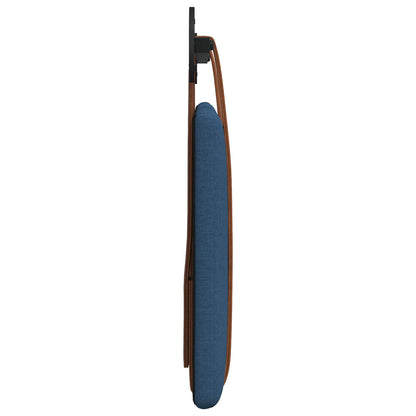 Testiera sospesa Blu PU Antico