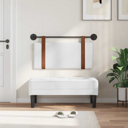 Testiera sospesa Bianco PU Antico | homemem39