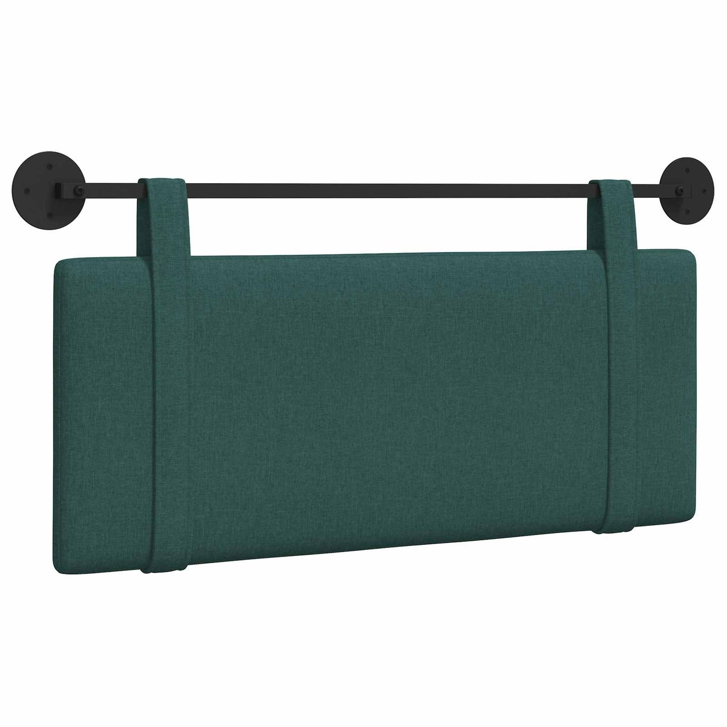Testiera sospesa Verde Scuro Tessuto