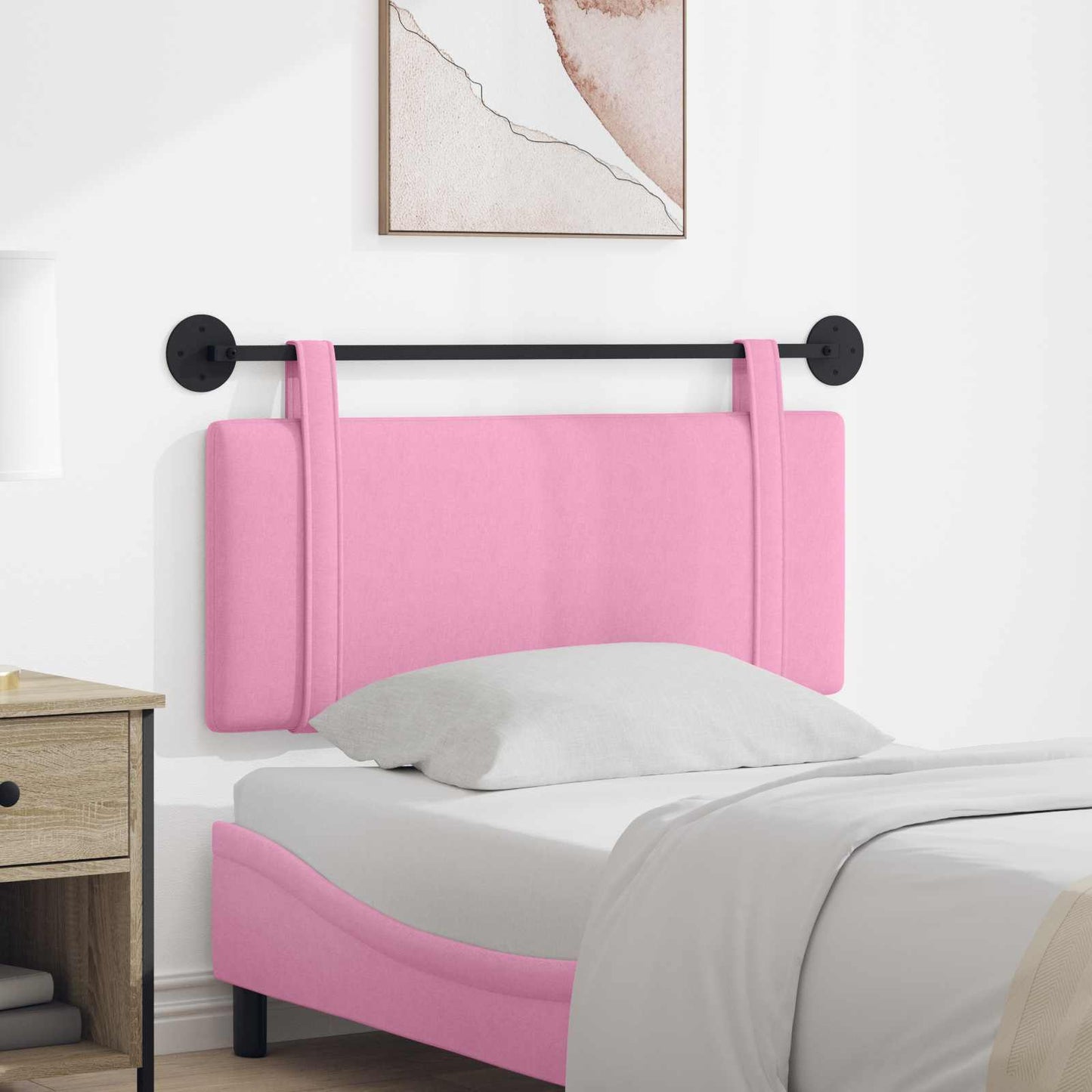 Testiera sospesa Rosa Tessuto