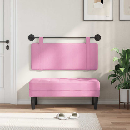 Testiera sospesa Rosa Tessuto