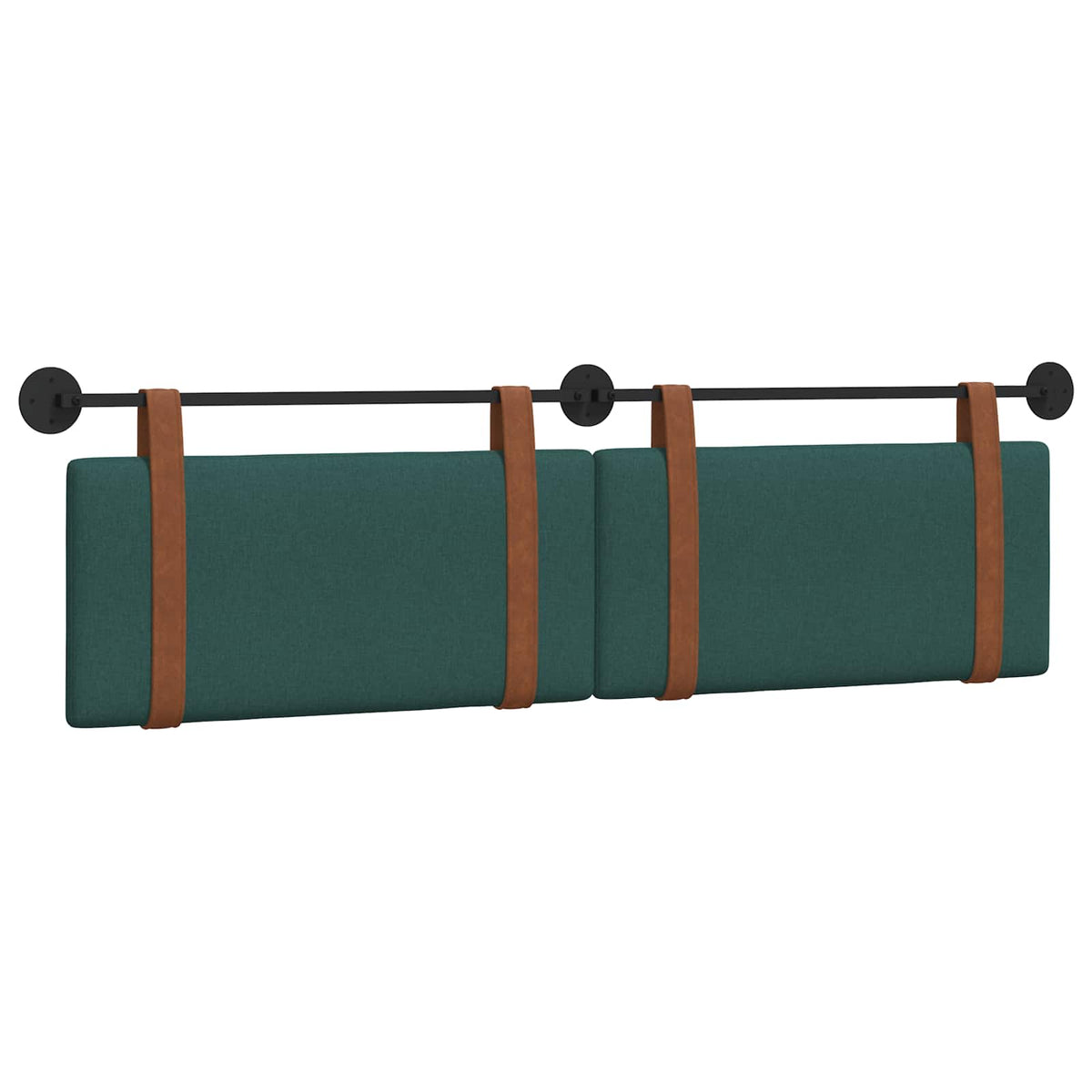 Testiera sospesa Verde Scuro PU Antico | homemem39