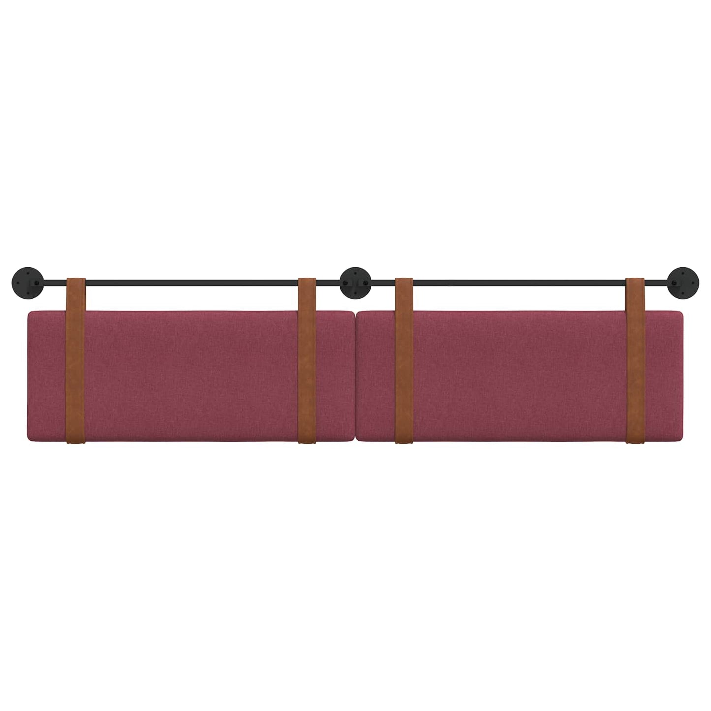 Testiera sospesa Rosso Vino PU Antico