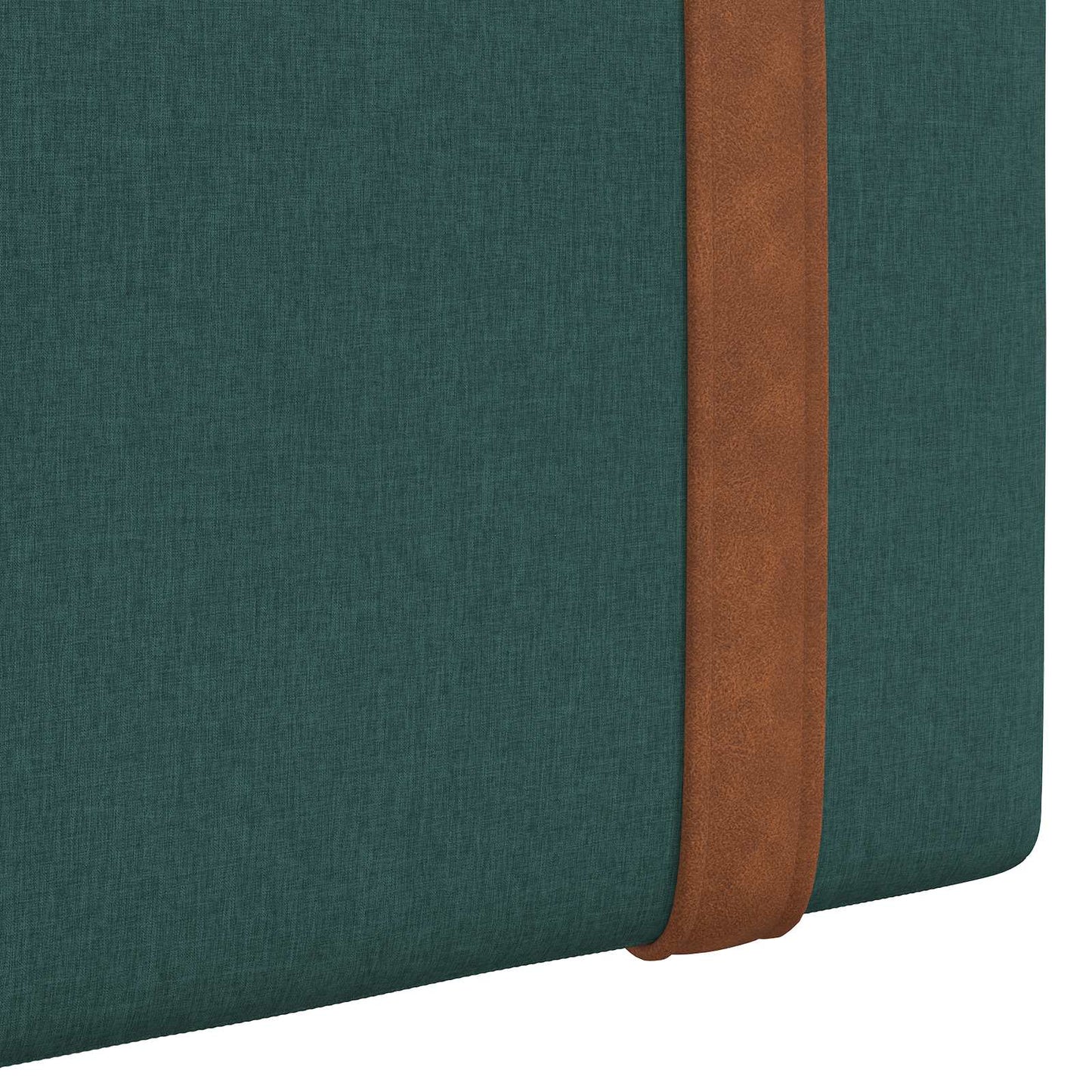Testiera sospesa Verde Scuro PU Antico | homemem39