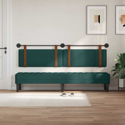 Testiera sospesa Verde Scuro PU Antico | homemem39
