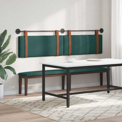 Testiera sospesa Verde Scuro PU Antico | homemem39