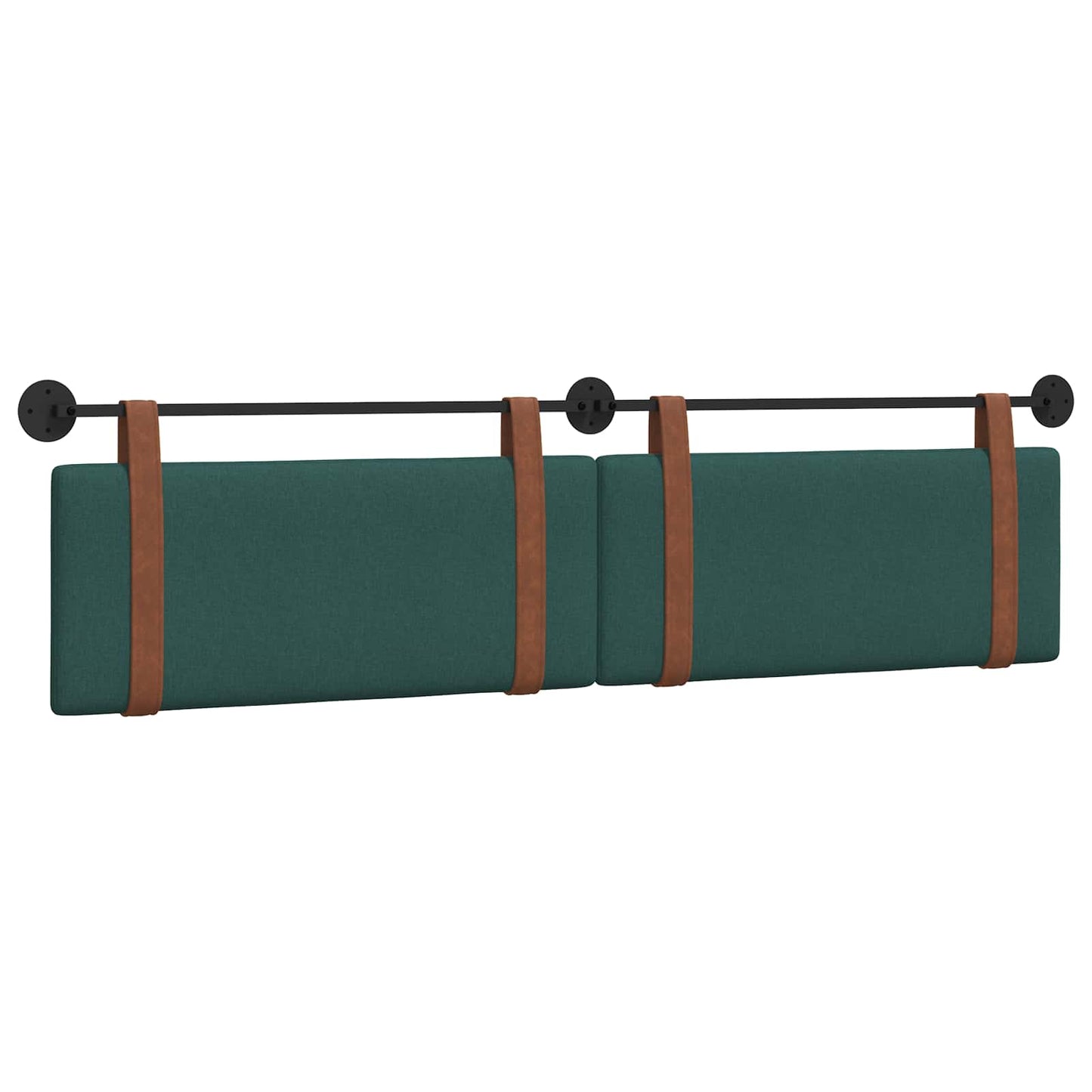 Testiera sospesa Verde Scuro PU Antico | homemem39