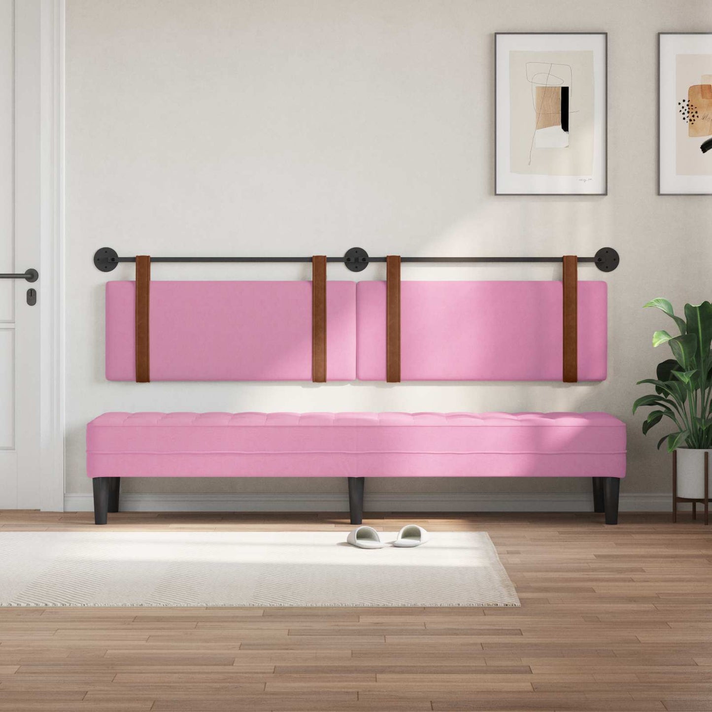 Testiera sospesa Rosa PU Antico | homemem39