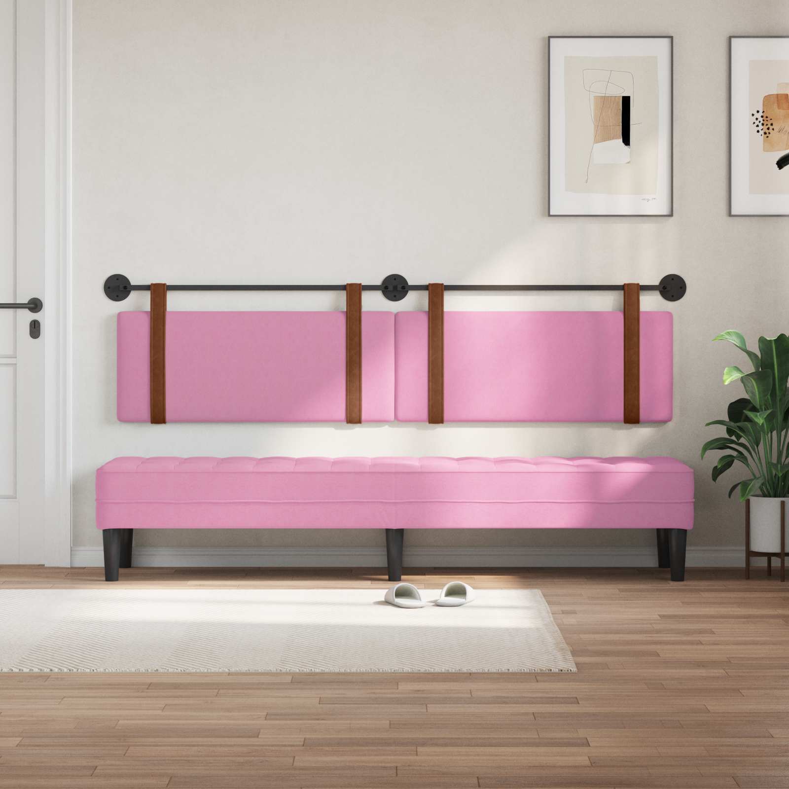 Testiera sospesa Rosa PU Antico | homemem39