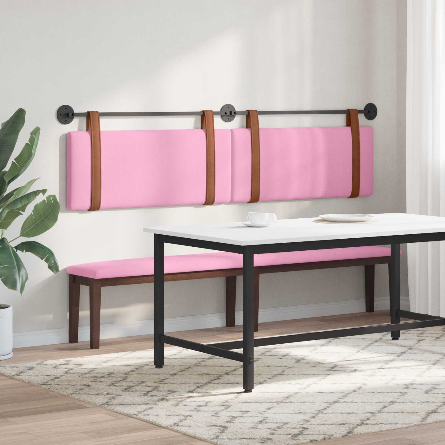 Testiera sospesa Rosa PU Antico | homemem39