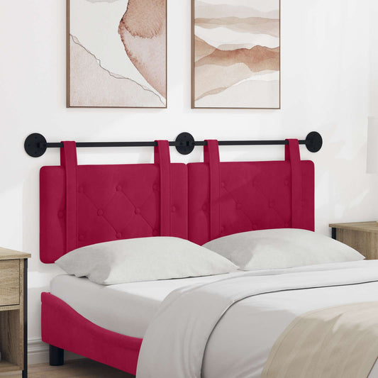 Testiera sospesa Rosso Vino Velluto | homemem39