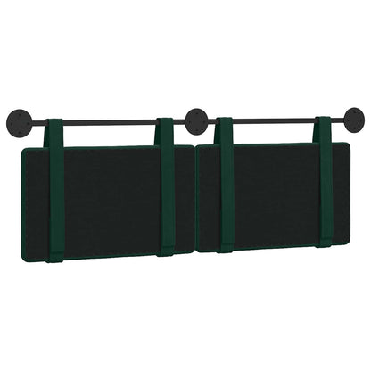 Testiera sospesa Verde Scuro Velluto | homemem39