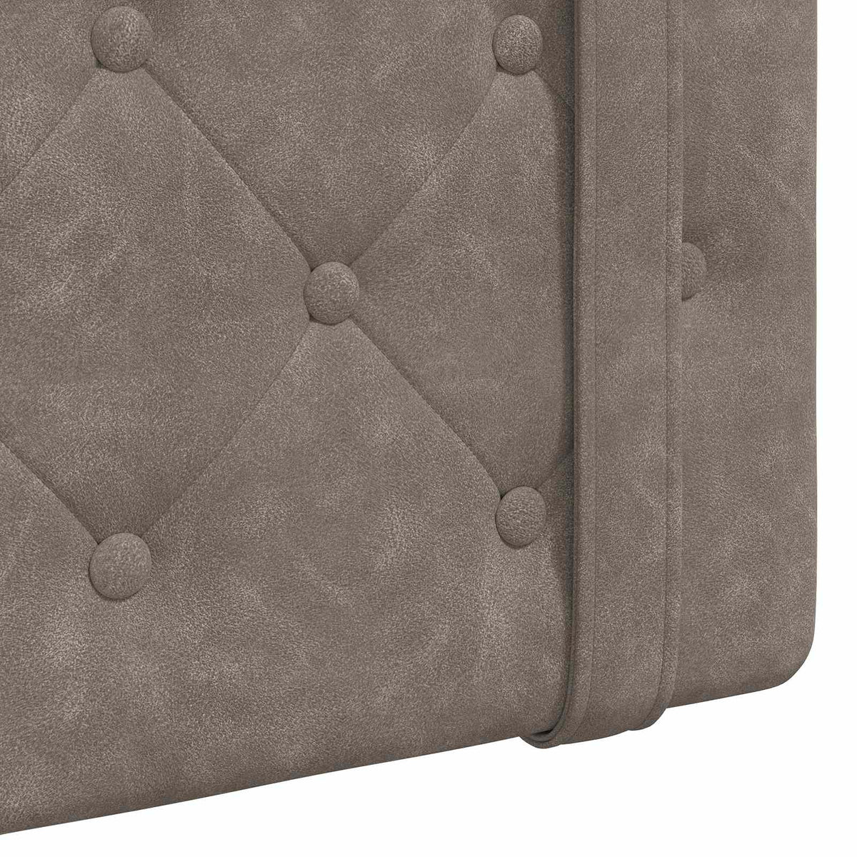 Testiera sospesa Grigio PU Antico | homemem39