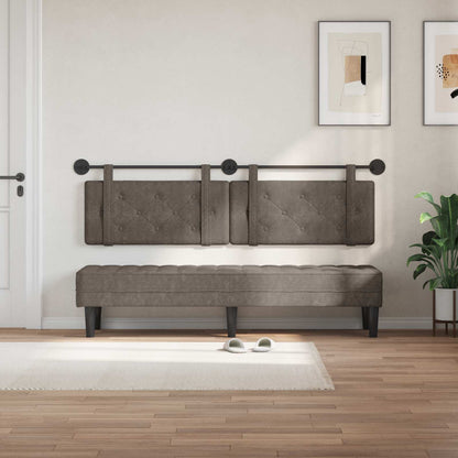 Testiera sospesa Grigio PU Antico | homemem39