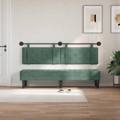 Testiera sospesa Verde Mare Velluto | homemem39