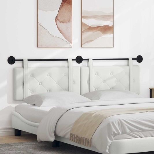 Testiera sospesa Bianco Similpelle | homemem39