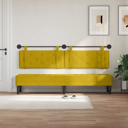 Testiera sospesa Giallo Velluto