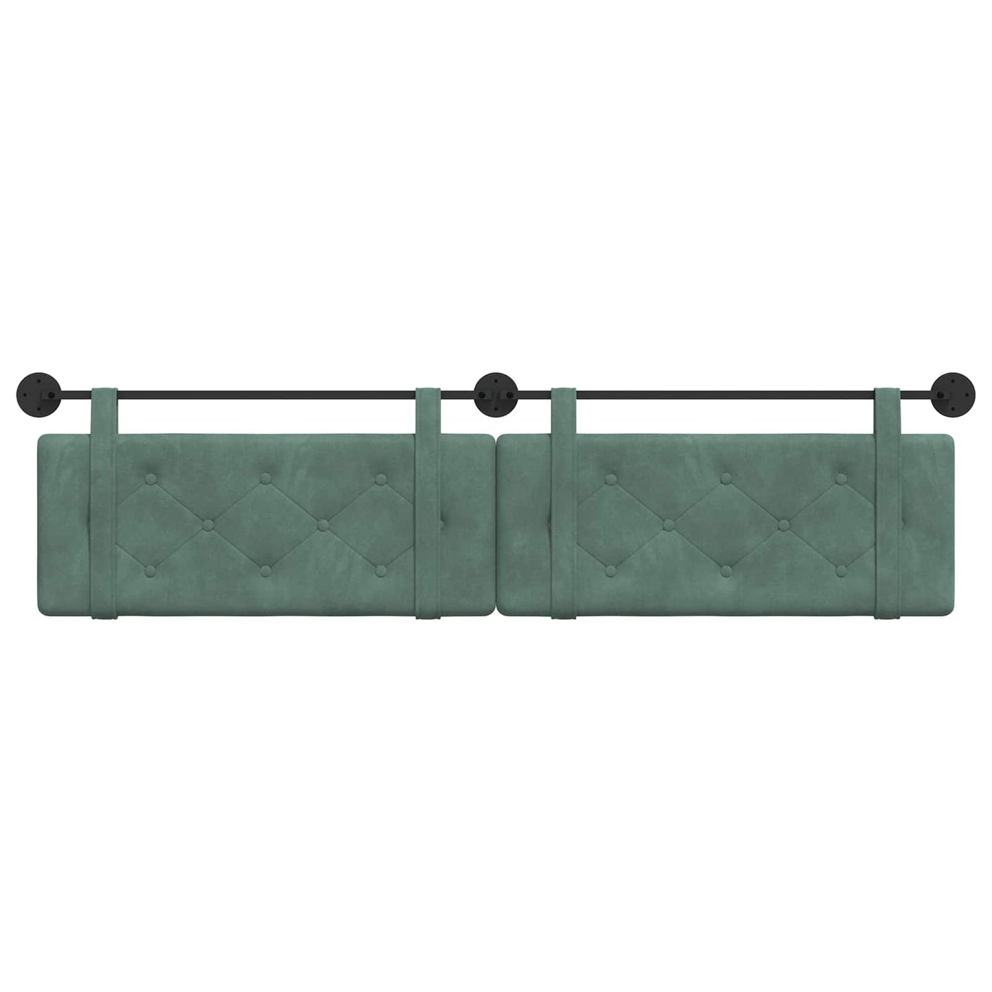 Testiera sospesa Verde Mare Velluto | homemem39