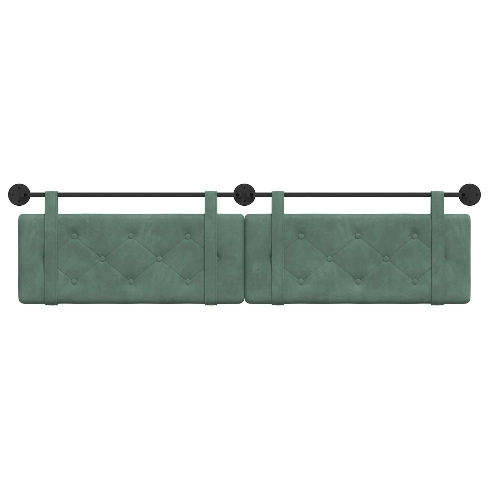 Testiera sospesa Verde Mare Velluto | homemem39