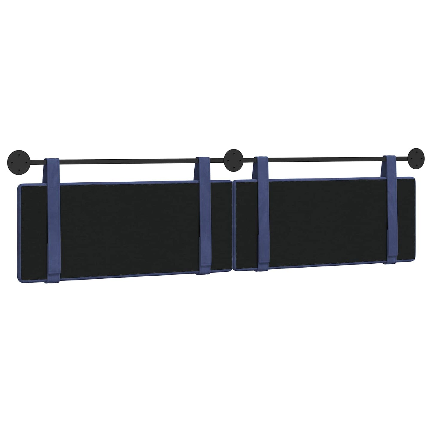 Testiera sospesa Blu Polizia Velluto
