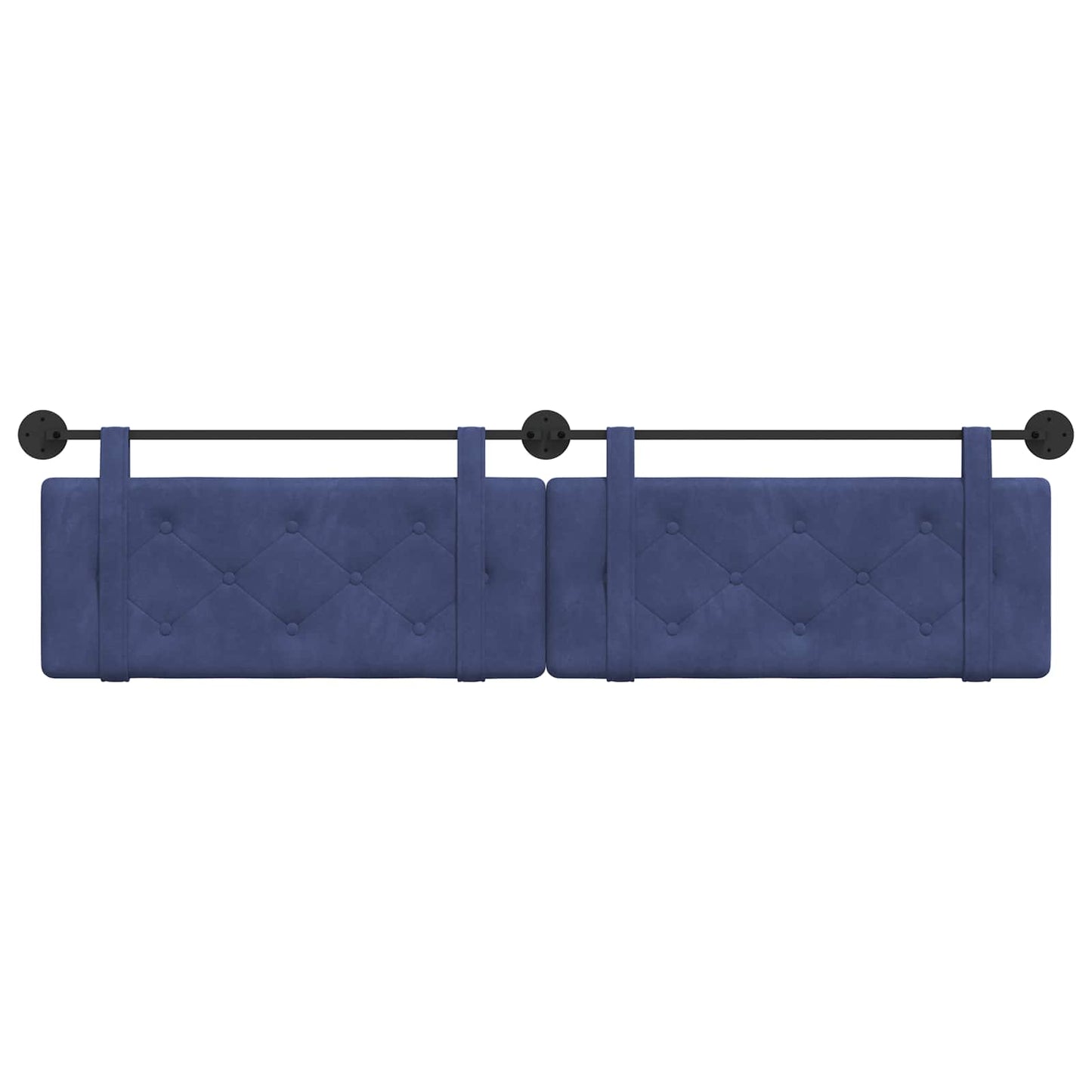 Testiera sospesa Blu Polizia Velluto