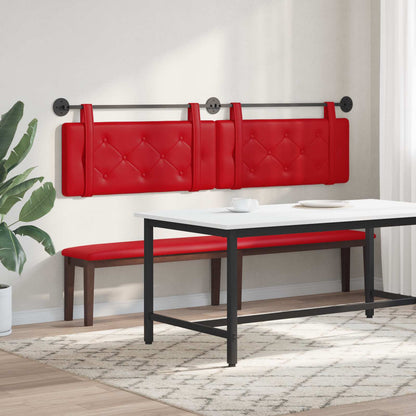 Testiera sospesa Rosso Similpelle | homemem39